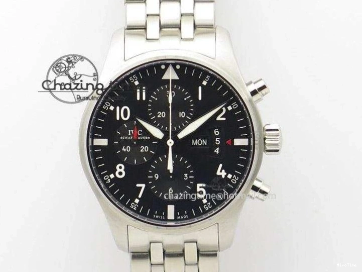 MIROTIME 0116 Breathable Da Vinci IW393402 SS ZF 1:1 Best Edition Blue Dial On Black Leather Strap A 7211